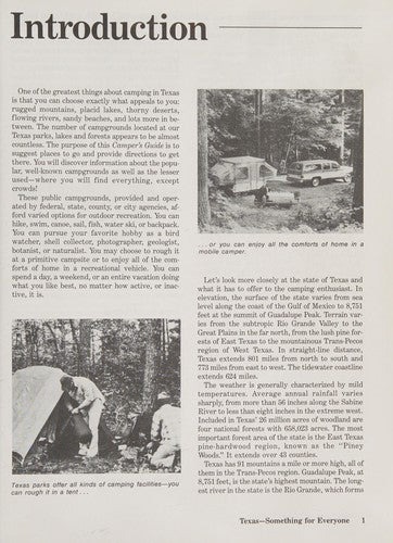 Cover of Camper's Guide to Texas Parks, Lakes, and Forests: Where to Go and How to Get There