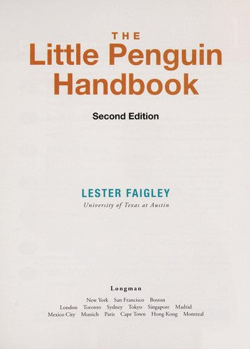 Cover of Little Penguin Handbook, The (2nd Edition)
