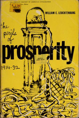 Cover of The Perils of Prosperity, 1914-32