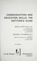 Cover of Communication and Education Skills: The Dietitian's Guide