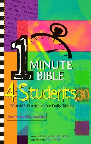 Cover of One-Minute Bible 4 Students: With 366 Devotions for Daily Living