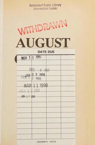 Cover of August Gamble (RCMP Series #1)
