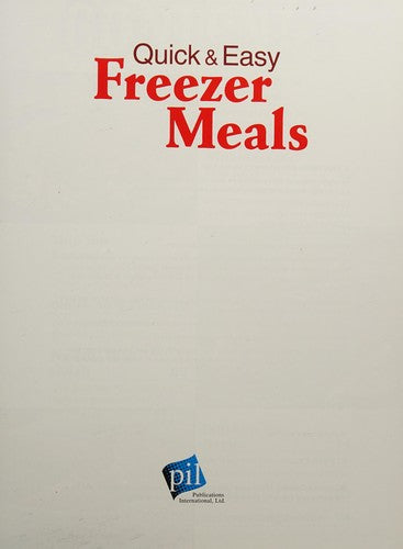 Cover of Quick & Easy Freezer Meals