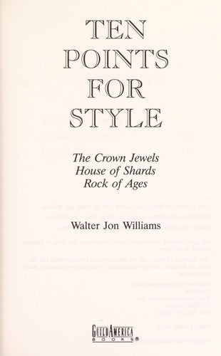 Cover of Ten Points for Style