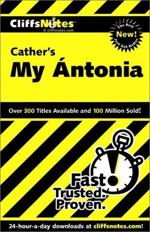Cover of On Cather's My Antonia (Cliffs Notes)