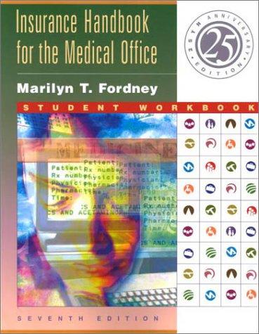 Cover of Insurance Handbook for the Medical Office: Student Workbook, Seventh Edition