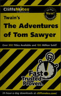 Cover of CliffsNotes on Twain's The Adventures of Tom Sawyer (CliffsNotes on Literature)