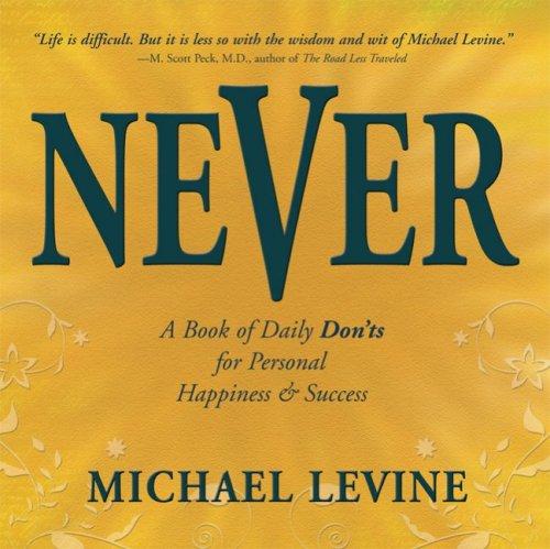 Cover of Never: A Book of Daily Don'ts for Personal Happiness and Success