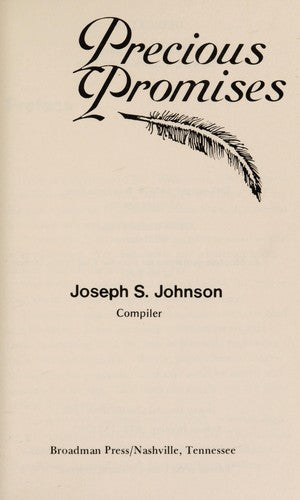 Cover of Precious promises