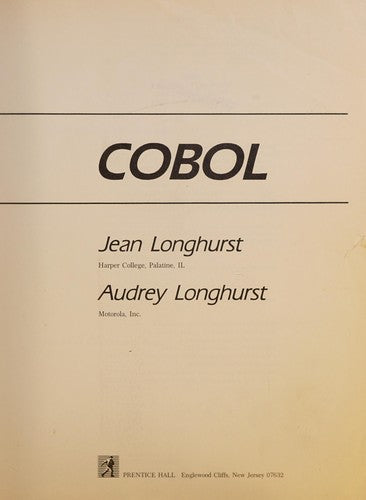 Cover of Cobol