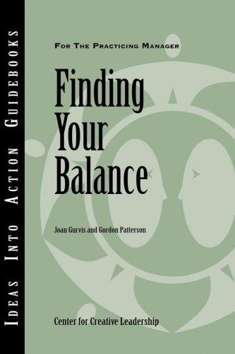 Cover of Finding Your Balance (J-B CCL (Center for Creative Leadership))
