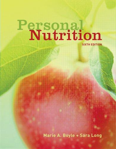 Cover of Personal Nutrition With Instant Access 1pass Student Book Companion Web Site/infotrac