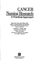 Cover of Cancer Nursing Research: A Practical Approach
