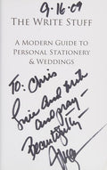 Cover of The Write Stuff A Modern Guide to Personal Stationery & Weddings