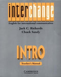Cover of Interchange Intro Teacher's manual: English for International Communication
