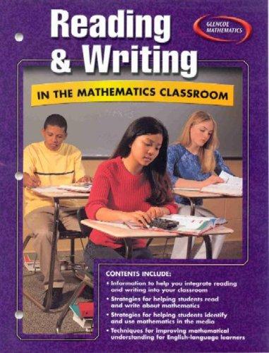 Cover of Reading and Writing in the Mathematics Classroom (MERRILL PRE-ALGEBRA)