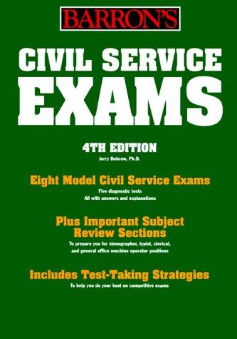 Cover of Barron's Civil Service Examination: For Stenographer, Typist, Clerk, and Office Machine Operator (BARRON'S HOW TO PREPARE FOR THE CIVIL SERVICE EXAMINATIONS)