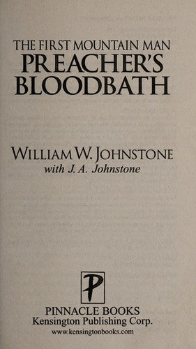 Cover of Preacher's Bloodbath (Preacher/First Mountain Man)