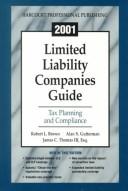 Cover of Limited Liability Companies Guide 2001: Tax Planning and Compliance