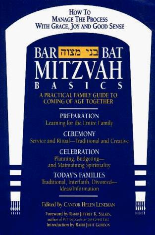 Cover of Bar/Bat Mitzvah Basics: A Practical Family Guide to Coming of Age Together