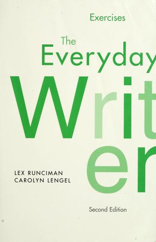 Cover of Exercises The Everyday Writer