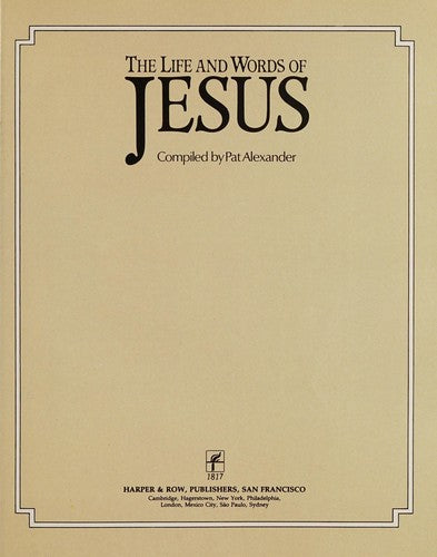 Cover of The Life and Words of Jesus