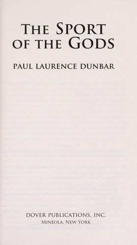 Cover of The Sport of the Gods