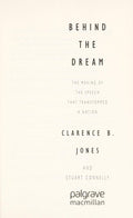 Cover of Behind the Dream: The Making of the Speech That Transformed a Nation