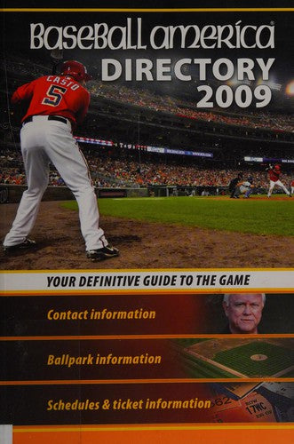 Cover of Baseball America 2009 Directory: Your Definitive Guide to the Game (Baseball America's Directory)