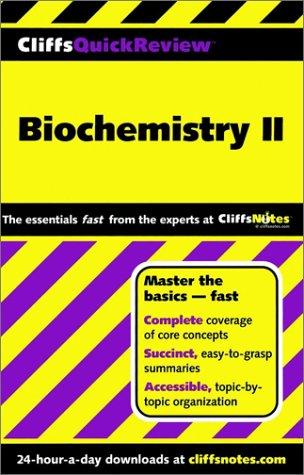 Cover of Cliffs Quick Review Biochemistry II