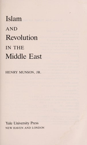 Cover of Islam and Revolution in the Middle East (Revised)