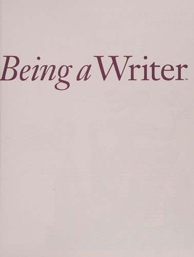 Cover of Being a Writer, Student Handbook, Unit 1