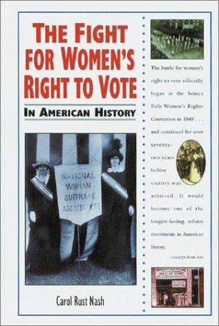 Cover of The Fight for Women's Right to Vote in American History