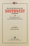 Cover of Best of the Best from the Southwest Cookbook: Selected Recipes from the Favorite Cookbooks of Texas, New Mexico, and Arizona