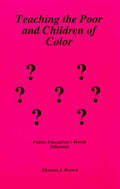 Cover of Teaching the Poor and Children of Color