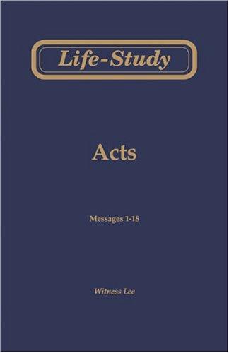 Cover of Life-Study of Acts, Vol. 1 (Messages 1-18)
