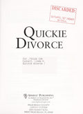 Cover of Quickie Divorce